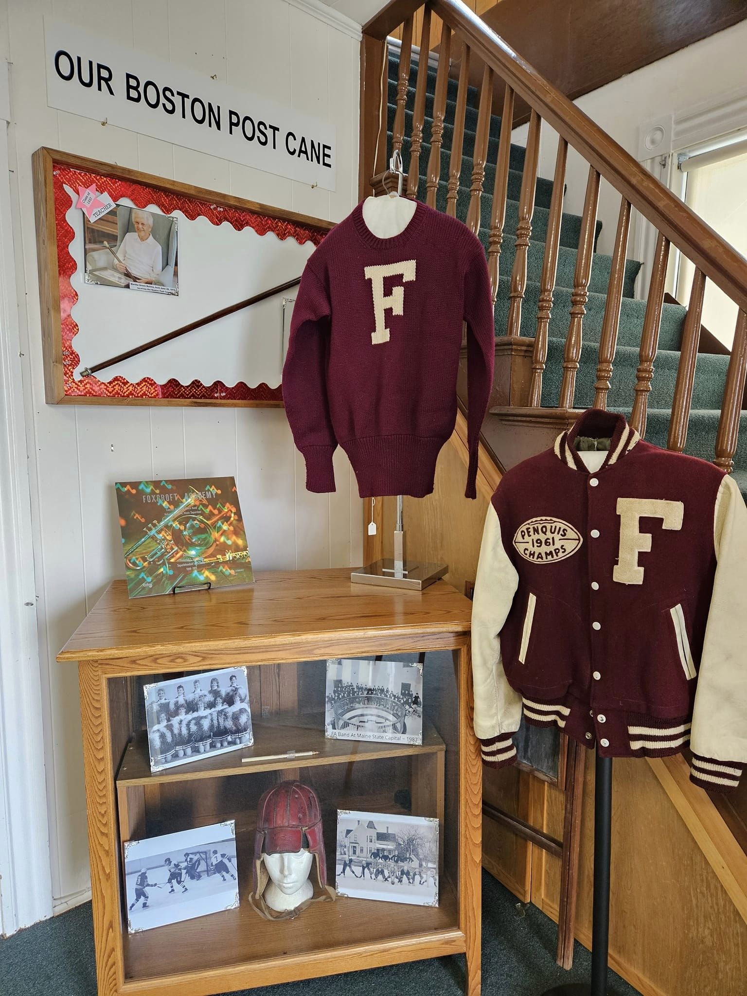 Foxcroft Academy Display DoverFoxcroft Historical Society